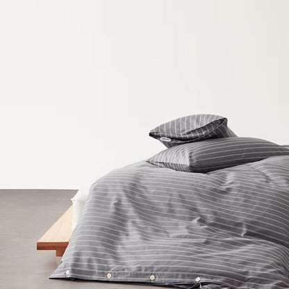 1Pc Stripe Style Duvet Cover 100% Cotton Quilts Cover Skin-Friendly Bedding Adults Kids Comforter Covers 이불커버(No Pillowcase)