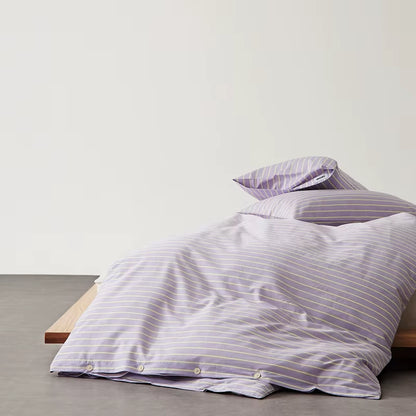 1Pc Stripe Style Duvet Cover 100% Cotton Quilts Cover Skin-Friendly Bedding Adults Kids Comforter Covers 이불커버(No Pillowcase)