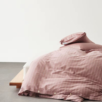 1Pc Stripe Style Duvet Cover 100% Cotton Quilts Cover Skin-Friendly Bedding Adults Kids Comforter Covers 이불커버(No Pillowcase)